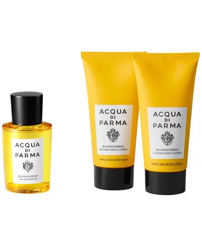 Acqua Di Parma Buongiorno 3-piece Gift Set In Transparent