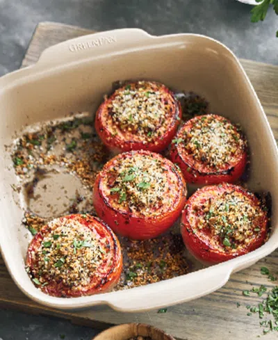 Greenpan Premiere Ceramic Nonstick Ovenware Square Baker In Brown