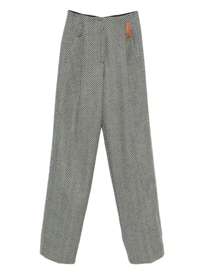 Forte Forte Wool Trousers In Multi