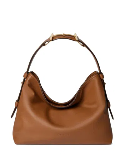 Gucci Women Beatrix Medium Size Shopping Bag In Brown