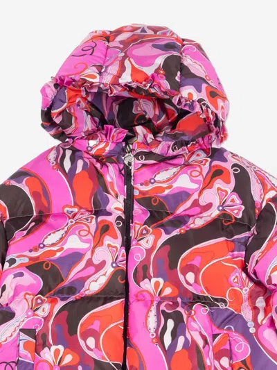 Pucci Down Jacket In Pink