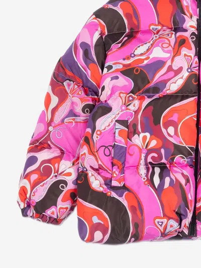 Pucci Down Jacket In Pink