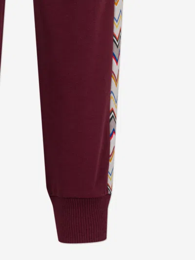 Missoni Boys Logo Joggersin Purple 10 Yrs In Burgundy