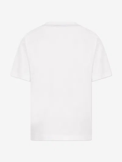 Missoni Boys Zigzag Logo T-shirt In White