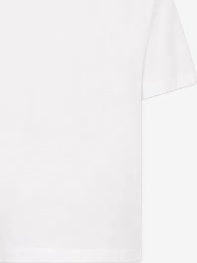 Missoni Boys Zigzag Logo T-shirt In White