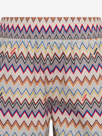 Missoni Boys Zigzag Swim Shorts In Multi