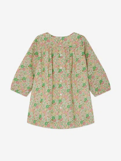 Bonpoint Baby Girls Floral Smocked Felicie Dress In Multi