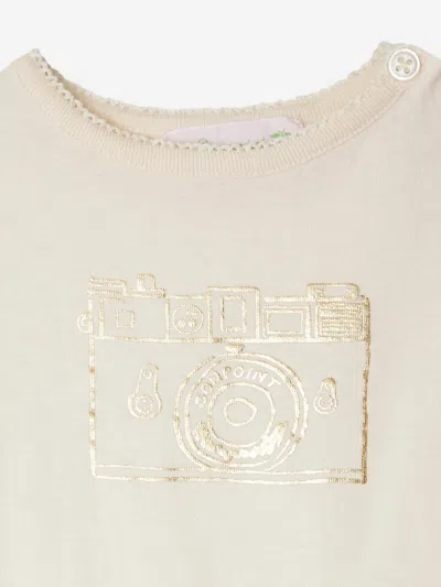 Bonpoint Baby Girls Dom T-shirt In Neutral