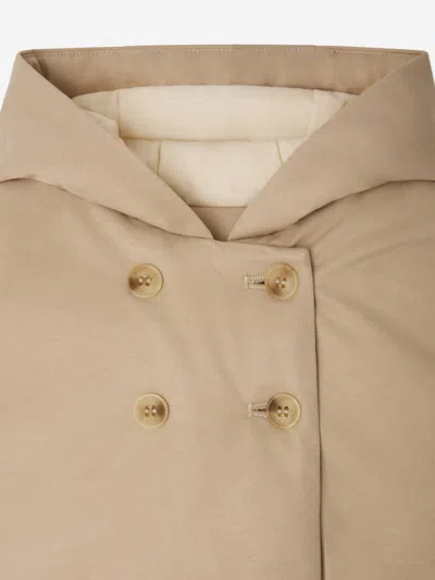 Bonpoint Baby Padded Hooded Jacket In Brown