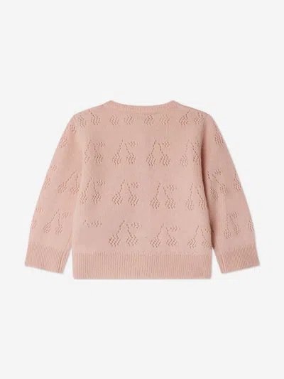 Bonpoint Baby Girls Gwenoli Cardigan In Pink