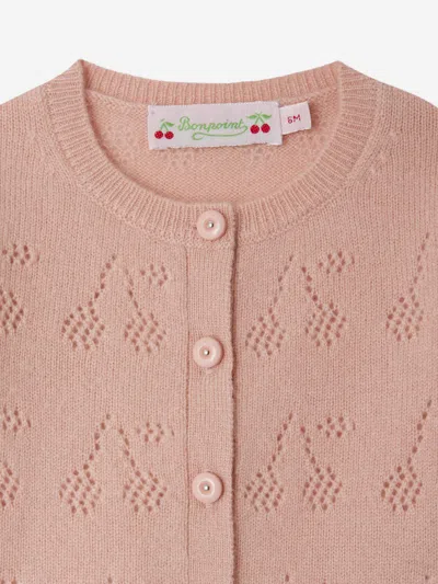 Bonpoint Baby Girls Gwenoli Cardigan In Pink
