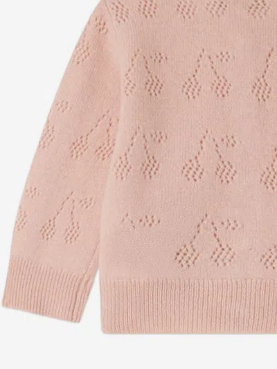 Bonpoint Baby Girls Gwenoli Cardigan In Pink