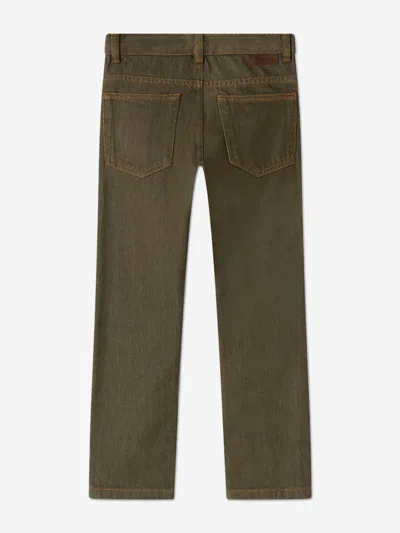 Bonpoint Boys Jagger Trousers In Green