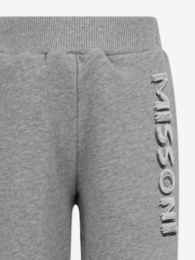 Missoni Boys Logo Joggers In Gray