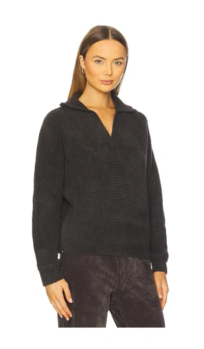 Barefoot Dreams Cozychic Dolman Rib Collared Pullover Â€“ Ç¢³é»‘è‰². Å°ºç � Xs (also Â€“ L, M, S, Xl). In Black