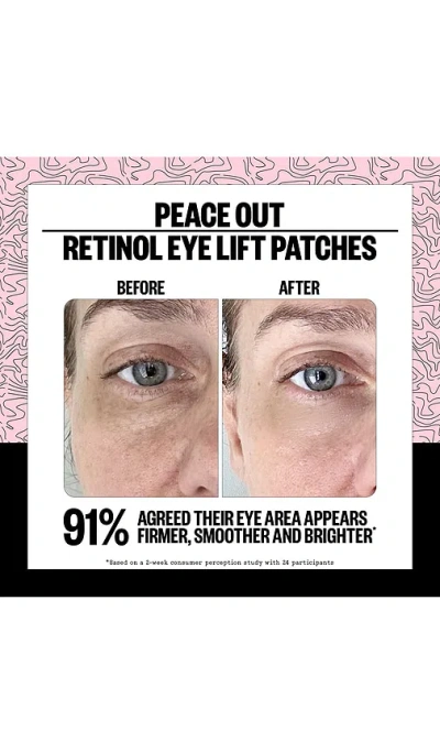 Peace Out Retinol 360? Eye Lift Patches To Lift, Firm And Revitalize Eyes In Pink