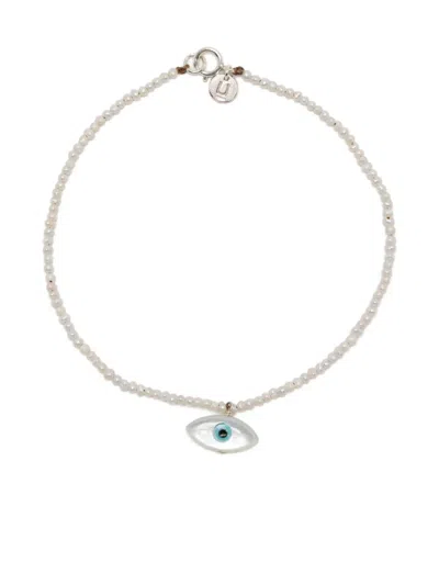 Undercover Eye Beaded Bracelet In Multi