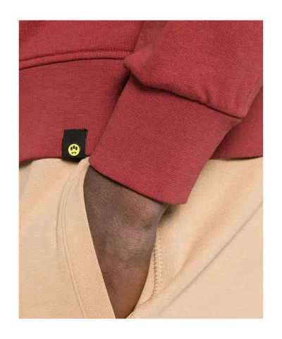 Barrow Unisex Crew Neck Long Sleeve Sweatshirt In Red