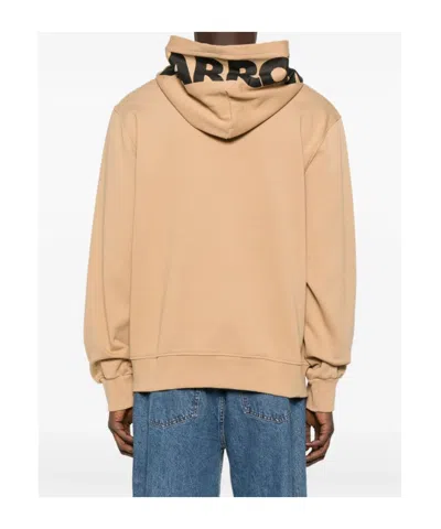 Barrow Unisex Hooded Sweatshirt Kangaroo Pocket In Brown