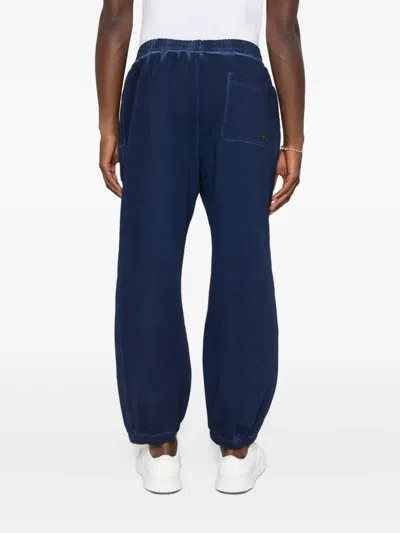 Barrow Logo-detail Track Pants In Blue