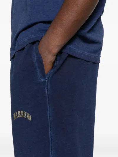 Barrow Logo-detail Track Pants In Blue
