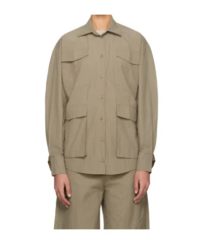 Paris Georgia Green Oversized Shirt In Brown