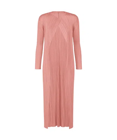 Issey Miyake Plissé Kimono In Pink