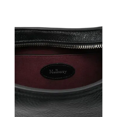 Mulberry Rivet-detail Leather Shoulder Bag In Burgundy