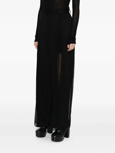 Quetsche Sheer Panel Trousers In Black
