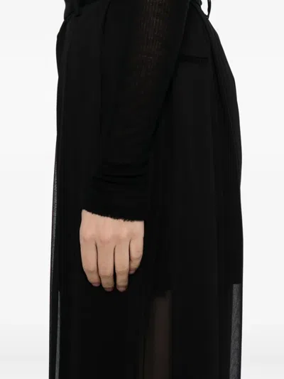 Quetsche Sheer Panel Trousers In Black