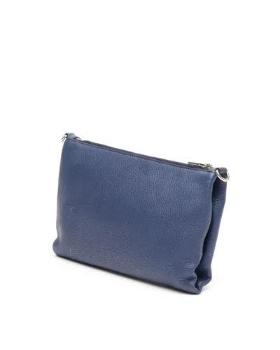 Prada Vitello Crossbody Bag In Blue