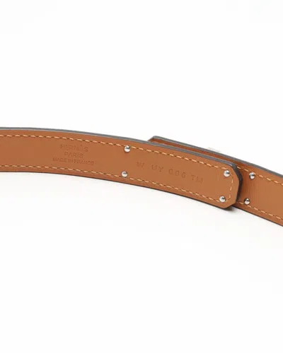 Pre-owned Hermes Hermès Kelly 18 Belt In Purple