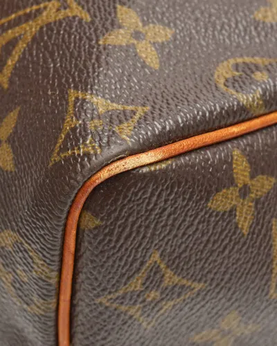 Pre-owned Louis Vuitton Monogram Speedy 25 Bag In Brown