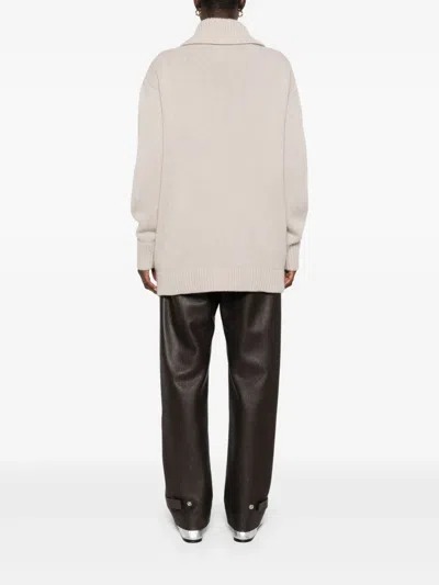 Lisa Yang Drop-shoulder Cardigan In Neutral