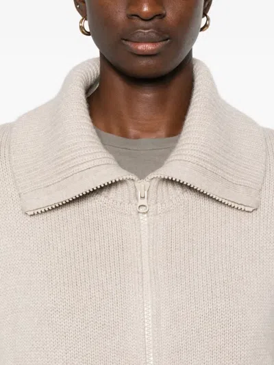 Lisa Yang Drop-shoulder Cardigan In Neutral