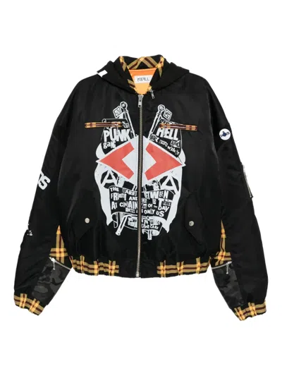 Kidill X A Store Robot Seditionaries Ma-1 Bomber Jacket In Black