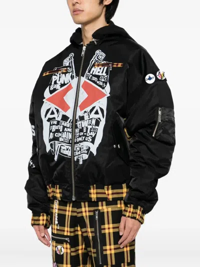 Kidill X A Store Robot Seditionaries Ma-1 Bomber Jacket In Black