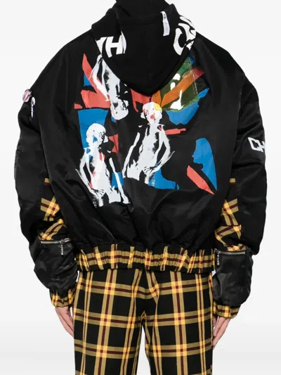 Kidill X A Store Robot Seditionaries Ma-1 Bomber Jacket In Black