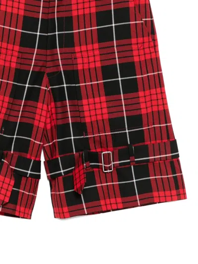 Kidill Checked Bondage Shorts In Multi