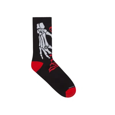 Pre-owned Godspeed Ten Toes Down Sock 'black/red' | Men's Size Onesize