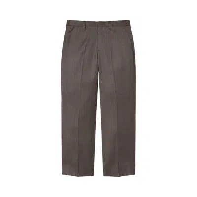 Pre-owned Supreme Striped Wool Trouser 'brown Stripe' | Men's Size 30