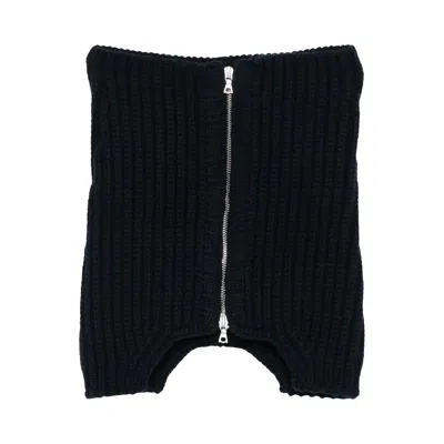 Pre-owned Dries Van Noten Mars Collar Scarf 'black' | Men's Size Onesize