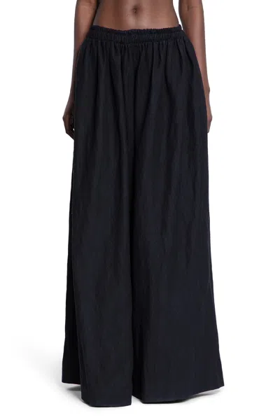 Uma Wang Paw Tailored Pants In Black