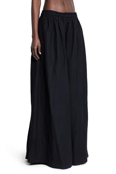 Uma Wang Paw Tailored Pants In Black