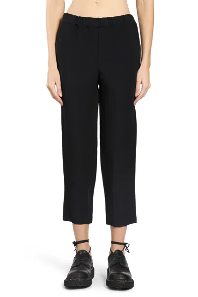 Cdgcdg Cropped Nylon Twill Pants In Black
