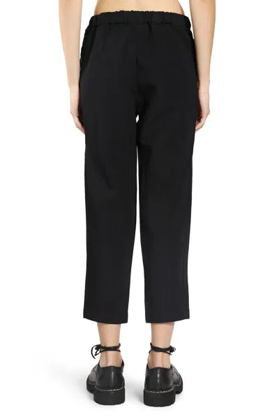 Cdgcdg Cropped Nylon Twill Pants In Black