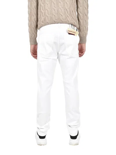 Jacob Cohen Five-pockets Jeans In White