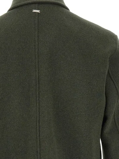 Herno Casual Jacket With Chest Pocket And Collared Design In Green