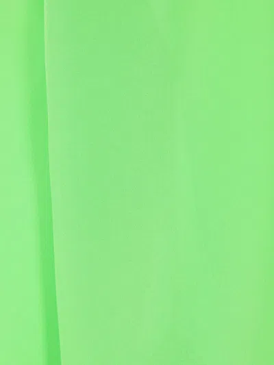 Tom Ford Keyhole Cutout Washed Silk Georgette Top In Multi