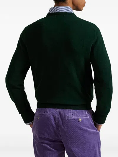 Polo Ralph Lauren Men's Sweaters Ralph Lauren - Ls Cn Pp Long Sleeve Pullover - Green In Green